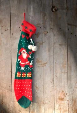 Woolen sock Stock Photos