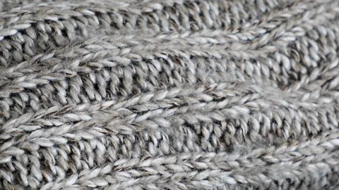 Woolen texture fabric background Video stock 88864777