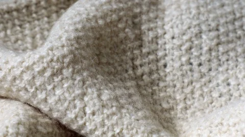 Woolen Texture Fabric Background Stock Footage 99583322