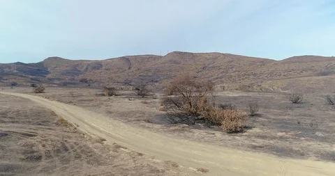 Woolsey Fire Aftermath Stock Footage 99612154
