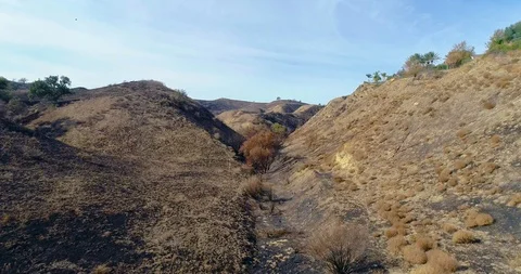 Woolsey Fire Aftermath Stock Footage 99612507