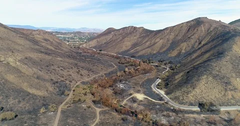 Woolsey Fire Aftermath Stock Footage 99612601