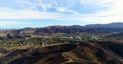 Woolsey Fire Aftermath Stock Footage 99612607