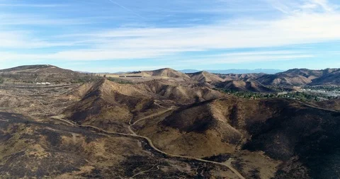 Woolsey Fire Aftermath Stock Footage 99612820