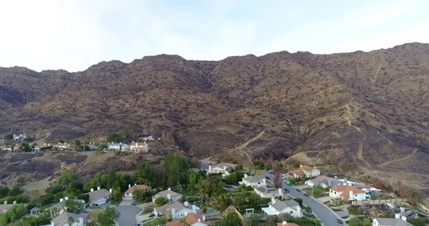 Woolsey Fire Aftermath Stock Footage 99614615