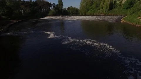 Worcester Cathedral and Canals, Gloucester, Uk Stock Footage 77008010