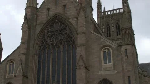Worcester Cathedral Exterior Video stock 11525469