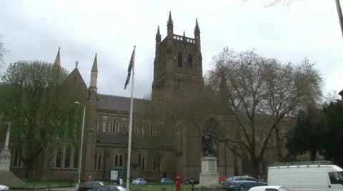 Worcester Cathedral Video stock 11527477
