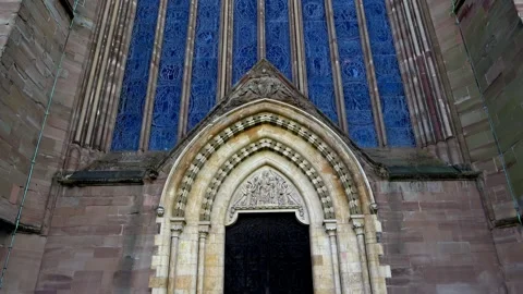 Worcester Cathedral west front Stock Footage 273510762