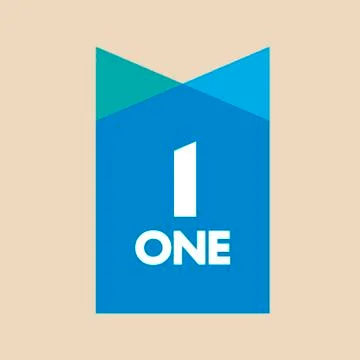 Word and number one vector. First template icon. One symbol silhouette Stock Illustration
