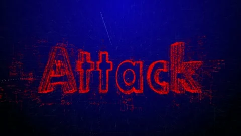 Word Attack. Intro before starting or in pause Stock Footage 85824947