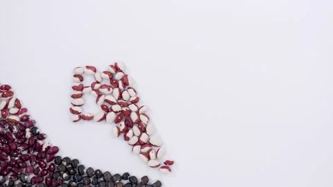 Word bean with smile Stock Footage 236285742