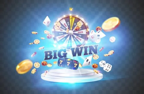 The word Big Win Stock Illustration