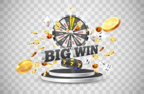 The word Big Win Illustrazione stock