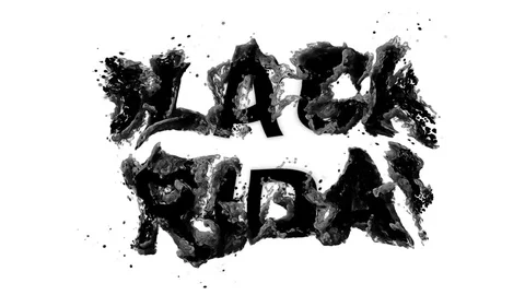 Word black friday. animation of the text black friday on white background Stock Footage 84886111