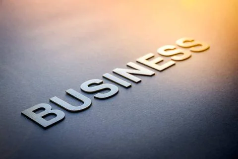 Word business written with white solid letters Word business written with... Stock Photos