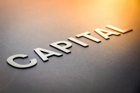  Word capital written with white solid letters Word capital written with w... Stock Photos