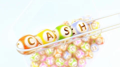 The word CASH Video stock 95757688