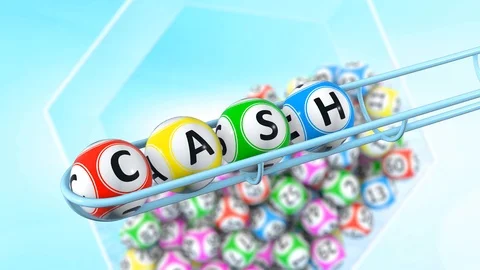 The word CASH Stock Footage 95757752