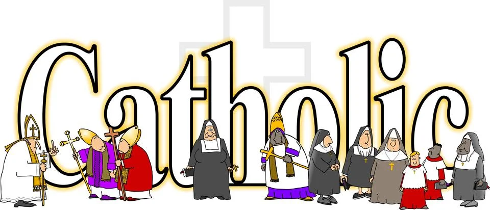 The word Catholic Stock Illustration
