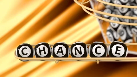 The word CHANCE Stock Footage 95722098