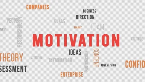 Word Cloud Alpha Backround Motivation Video stock 291704827