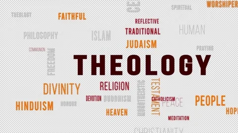 Word Cloud Alpha Theology Stock-Footage 291720883