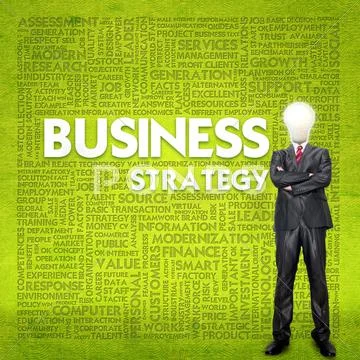 Word cloud for business concept Stock Illustration