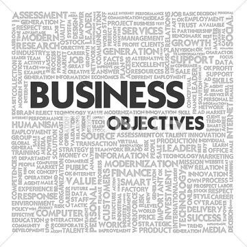 Word cloud business concept Stock Illustration