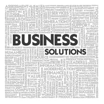 Word cloud business concept Stock Illustration