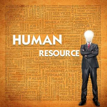 Word cloud for business concept,human development Stockillustratie