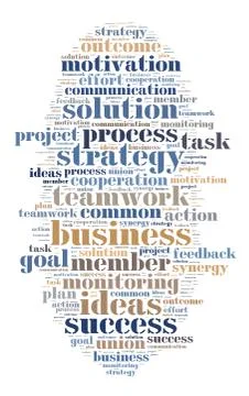 Word cloud business theme 스톡 일러스트