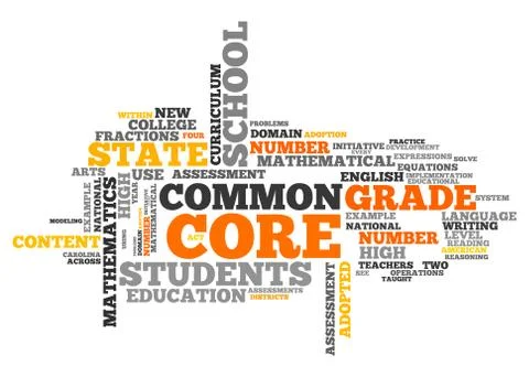 Word Cloud Common Core イラスト素材