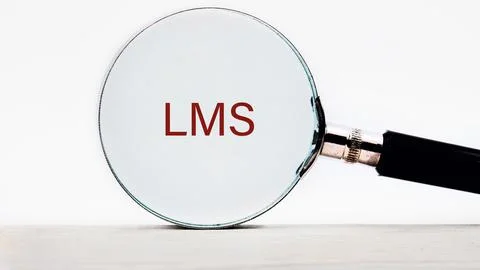 Word cloud concept. LMS - Learning Management System acronym text appeared .. 스톡 사진