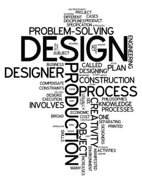 Word cloud design Stockillustratie
