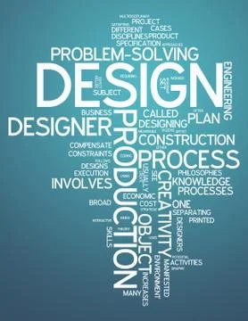 Word cloud design 库存插图