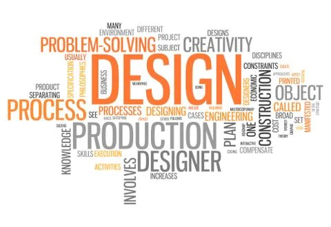 Word cloud design Stockillustratie