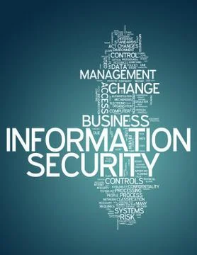 Word Cloud Information Security Stock Illustration
