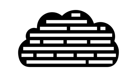 Word cloud nlp glyph icon animation Stock Footage 326145139