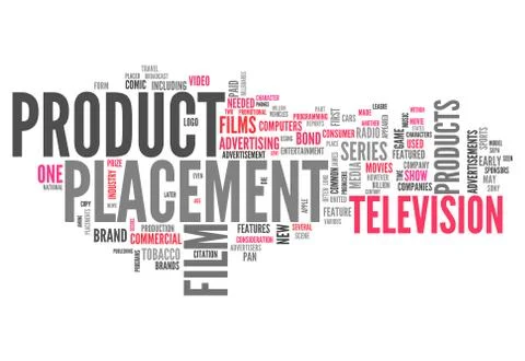 Word Cloud Product Placement Stock Illustration