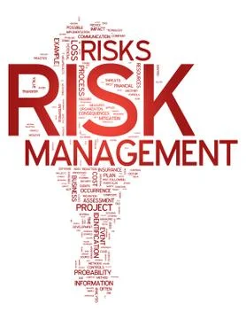 Word cloud risk management イラスト素材