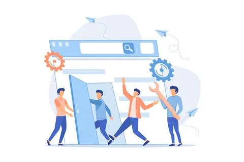 Word cloud of software related items. Digital communication formats, floss,.. Stock Illustration