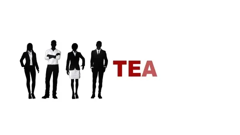 Word Cloud. Team And Silhouettes 動画素材 102164020