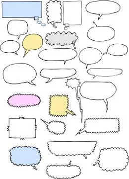Word Clouds II Stock Illustration