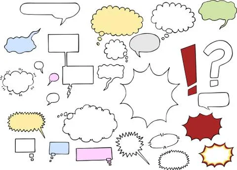 Word Clouds III Stock Illustration