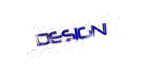 The word design with seal Stock Footage 56645124