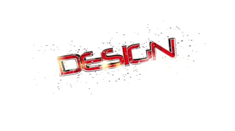 The word design with seal Stock Footage 56645126