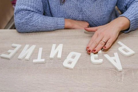 The word development is laid Stock Photos