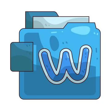 Word Document illustration Stock-Illustration