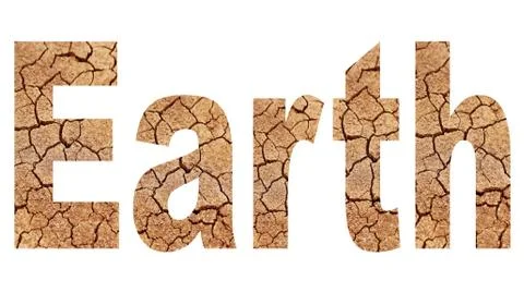 Word earth Stock Illustration